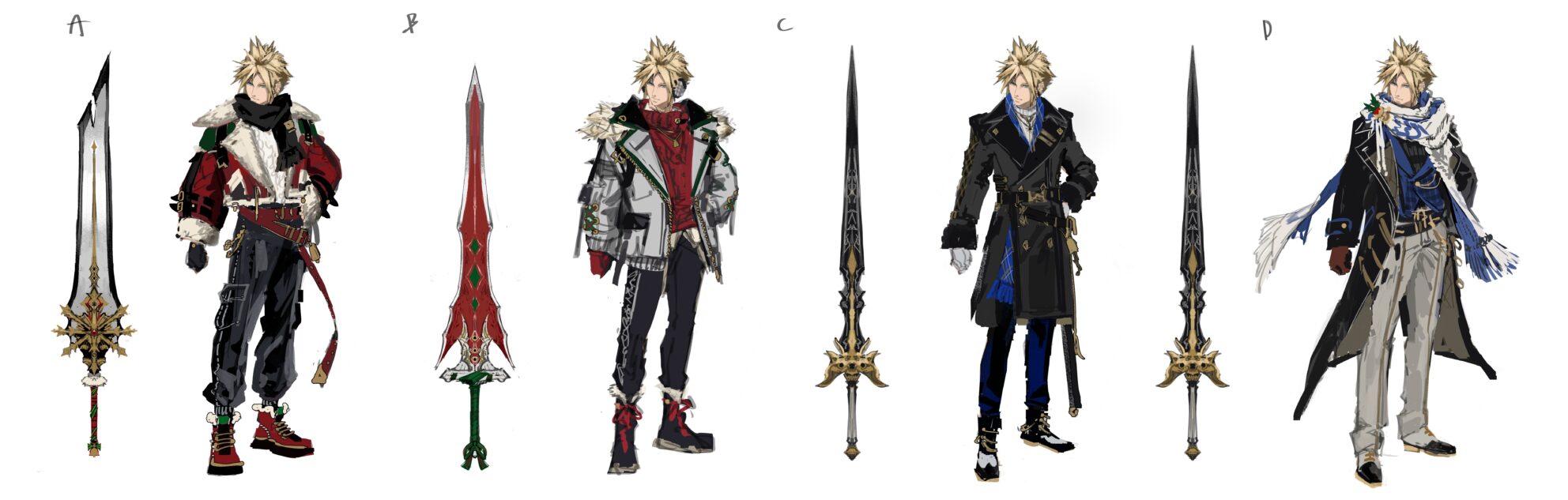 『FINAL FANTASY VII EVER CRISIS』/ キャラクター・衣装・武器デザイン
