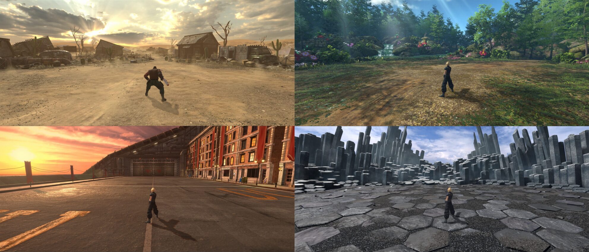 『FINAL FANTASY VII EVER CRISIS』 / バトル背景